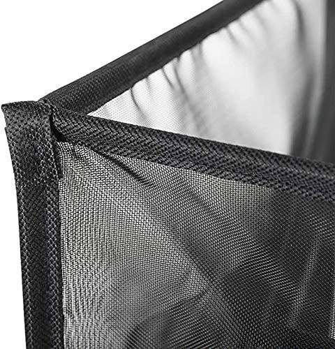 Pop Up Laundry Baskets - Mesh Collapsible Laundry Hampers Storage with Handle - Foldable for Washing Storage, Great for The Kids Room, College Dorm, Travel Organizer (Black) Pop Up Laundry Baskets - Mesh Collapsible Laundry Hampers Storage with Handle - Foldable for Washing Storage, Great for The Kids Room, College Dorm, Travel Organizer (Black)